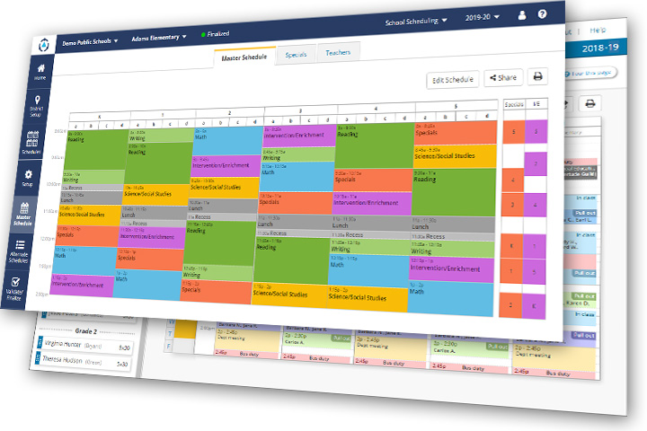DMSchedules Elementary school scheduling software and services
